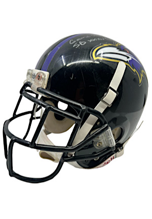 2001 Rod Woodson Baltimore Ravens Game-Used & Signed Super Bowl XXXV Helmet (Woodson LOA • PSA/DNA & JSA • Championship Season)