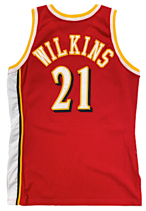1992-93 Dominique Wilkins Atlanta Hawks Game-Used Jersey