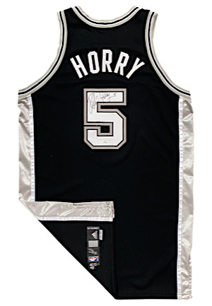 2006-07 Robert Horry San Antonio Spurs Game-Used & Autographed Road Jersey
