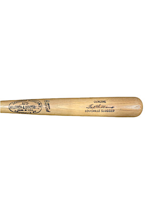 1969-72 Ted Williams Boston Red Sox Coaches Bat