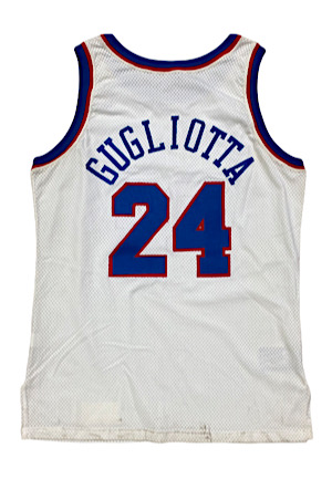 1992-93 Tom Gugliotta Washington Bullets Rookie Game-Used & Autographed Jersey