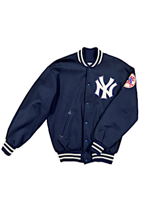 1970s Thurman Munson NY Yankees Player Worn Jacket (Sourced From Pete Sheehy • MEARS)