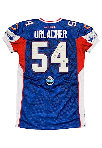2007 Brian Urlacher Chicago Bears Autographed Pro-Bowl Pro-Cut Jersey (Urlacher Hologram)