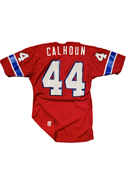 Circa 1976 Don Calhoun New England Patriots Game-Used Jersey