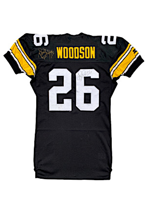 1994 Rod Woodson Pittsburgh Steelers Game-Used & Signed Jersey