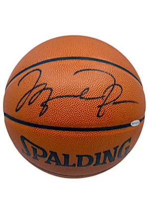 Michael Jordan Autographed Official Spalding Basketball (UDA)