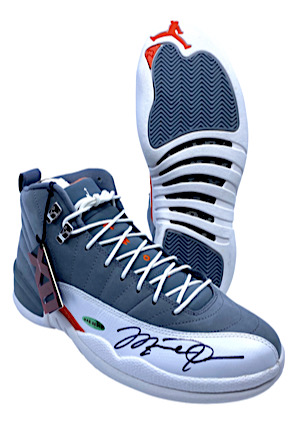 Michael Jordan Autographed "Air Jordan 12 Retro" Shoes With Original Box (UDA)