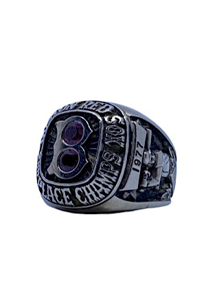 1977 Boston Red Sox "2nd Place Champs" Ring (Gift From Yankees Steinbrenner)