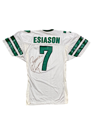 1995 Boomer Esiason NY Jets Game-Used & Signed Jersey