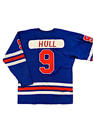1972-73 Bobby Hull Winnipeg Jets WHA Inaugural Season Game-Used Jersey (Photo-Matched • Hull LOA)