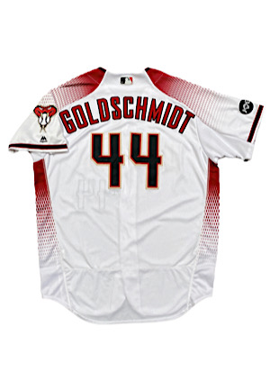 8/22/2016 Paul Goldschmidt Arizona Diamondbacks Game-Used "Walk Off" Home Run Jersey (Photo-Matched & Graded 10 • MLB Auth)