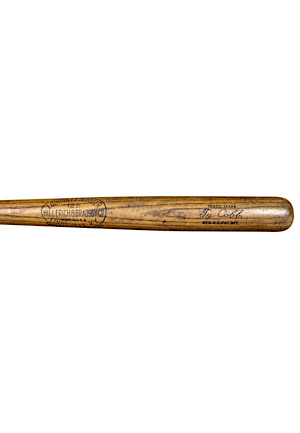 Circa 1924 Ty Cobb Detroit Tigers Game-Used Bat (PSA/DNA 9 • Cleat Marks & Tobacco Juice)
