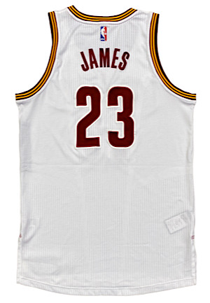 2014-15 LeBron James Cleveland Cavaliers Game-Used Jersey