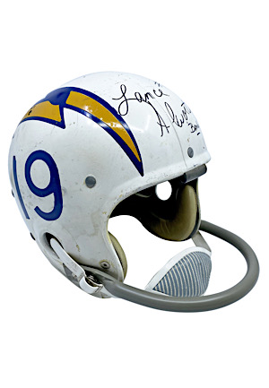 1960s Lance Alworth SD Chargers Game-Used & Signed Helmet (JSA COA)