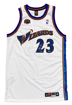 2001-02 Michael Jordan Washington Wizards Signed LE "30,000 Points" Jersey (UDA)