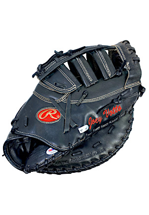 2012 Joey Votto Cincinnati Reds Playoffs Game-Used & Signed Glove (Multiple Photo-Matches • MLB Auth)