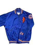 1975 Willie Mays NY Mets Coaches Worn Satin Jacket (Rare)