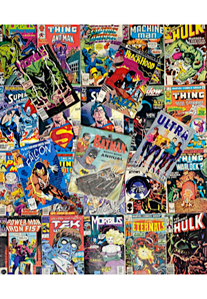 Dealer Lot Of Vintage Comic Book Magazines, Photos & More