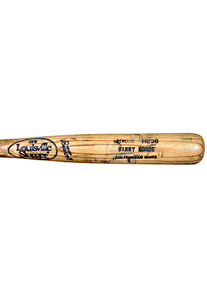 1993-97 Barry Bonds SF Giants Player Used BP Bat (PSA/DNA)