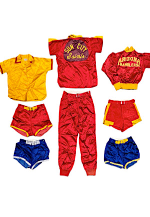 1970s Arizona Ramblers & Sun City Saints Womens Softball Player-Worn Jackets, Shirts & Shorts