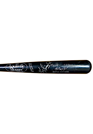 Circa 1995 Ken Griffey Jr. Seattle Mariners Game-Used & Signed Bat (PSA/DNA GU 8)