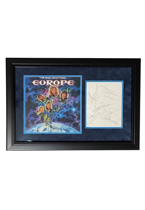Europa Multi-Signed & Framed Display (Beckett)