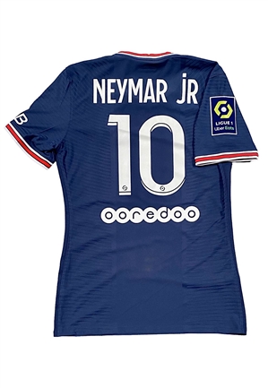 2022 Neymar Jr. Paris Saint-Germain Match-Used Jersey (PSG Foundation LOA)