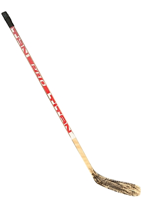 1979-80 Wayne Gretzky Edmonton Oilers Rookie Game-Used Stick (Hart Trophy Season • Great Provenance)