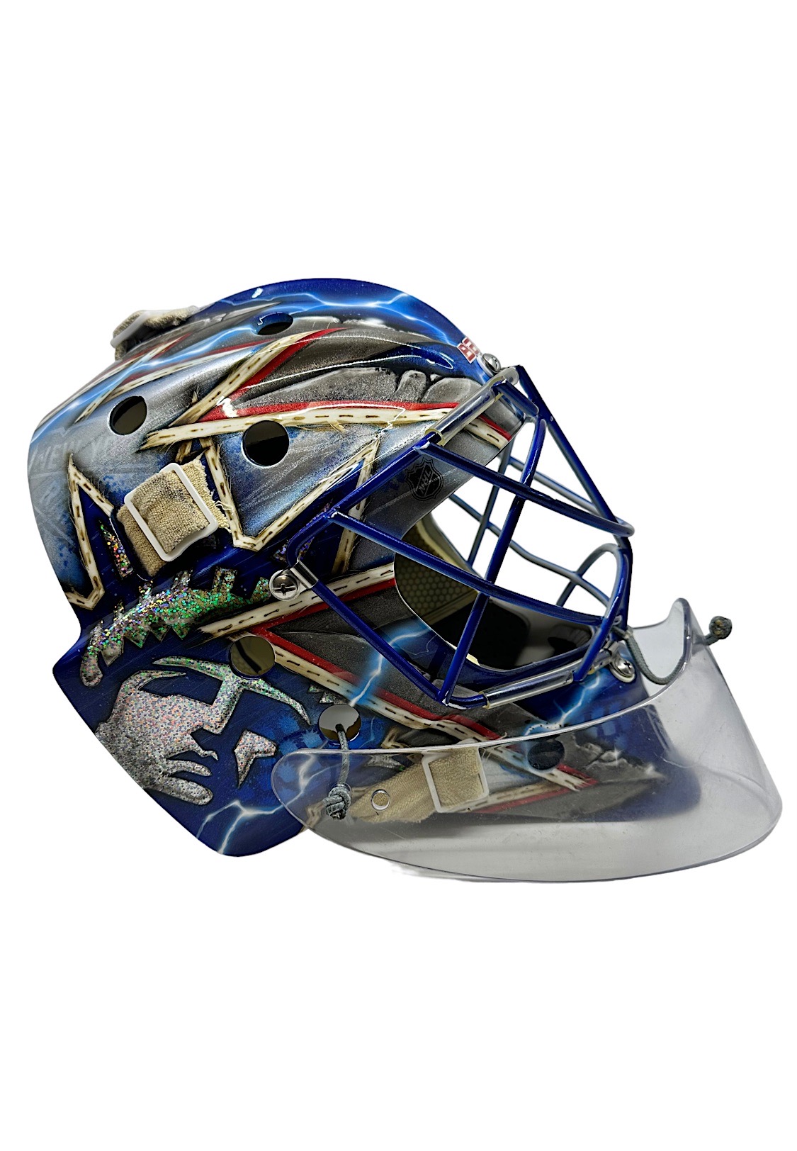 Lot Detail - 2015-16 Henrik Lundqvist NY Rangers Game-Used & Signed Goalie  Mask (Photo-Matched • JSA)