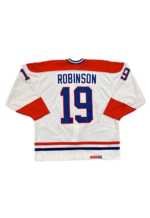 Late 1980s Larry Robinson Montreal Canadiens Game-Used Jersey (MeiGray • Repairs)