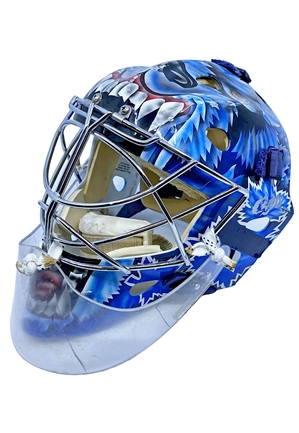 2000-01 Curtis Joseph Toronto Maple Leafs Game-Used Goalie Mask
