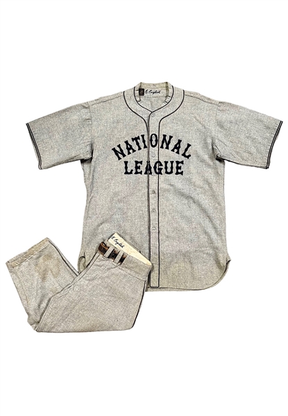 1933 Woody English Inaugural MLB All-Star Game-Used National League Flannel Uniform (2)(Photo-Matched • Exceedingly Rare)