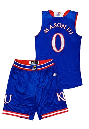 2015-16 Frank Mason III Kansas Jayhawks Game-Used Uniform (2)