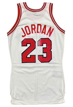 1984-85 Michael Jordan Rookie Chicago Bulls Game-Used & Signed Jersey (RoY Season • UDA Hologram & PSA/DNA LOA )