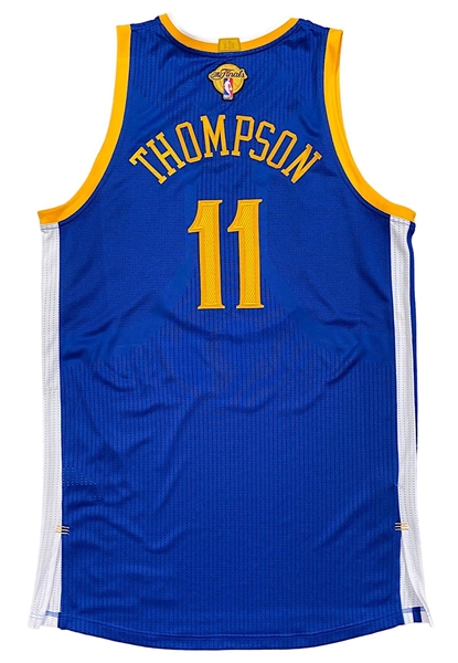 2014-15 Klay Thompson Golden State Warriors NBA Finals Game-Issued Jersey