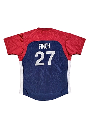 Jennie Finch Team USA Signed & Inscribed Softball Jersey