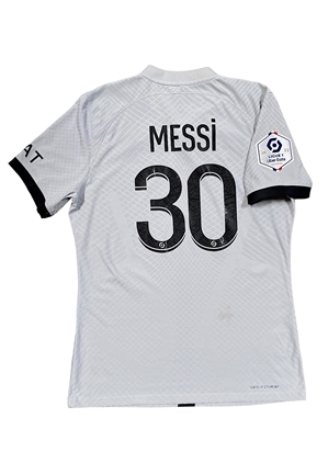 2022 Lionel Messi PSG Match-Used Jersey (PSG Foundation LOA)