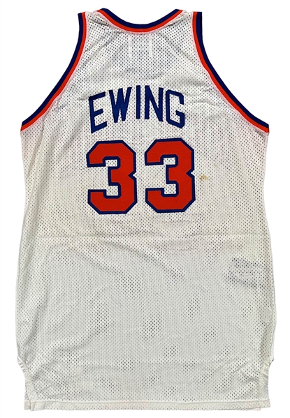 1987-88 Patrick Ewing NY Knicks Game-Used Jersey (Great Wear)