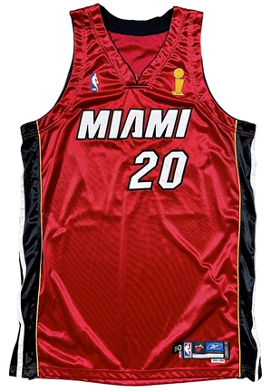 10/31/2006 Gary Payton Miami Heat Opening Night Game-Used Jersey (Photo-Matched)