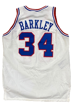1989-90 Charles Barkley Philadelphia 76ers Game-Used Home Jersey