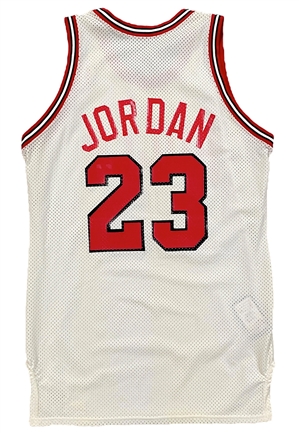 1986-87 Michael Jordan Chicago Bulls Game-Used Home Jersey (LOP • Obtained From Bulls Personnel)