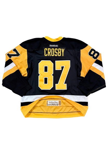 12/20/2016 Sidney Crosby Pittsburgh Penguins Game-Used Jersey (Photo-Matched • Penguins LOA)