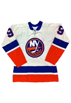 1972-73 Brian "Spinner" Spencer New York Islanders Inaugural Season Game-Used Durene Jersey (Rare)