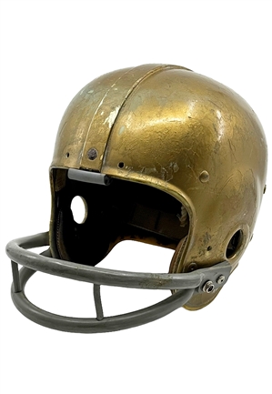 Circa 1963 John Huarte Notre Dame Fighting Irish Game-Used Helmet (Heisman Winner)