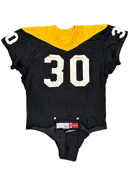 1966-67 Bill Asbury Pittsburgh Steelers Game-Used Durene Batman Jersey (Steelers LOA • Team Repairs)