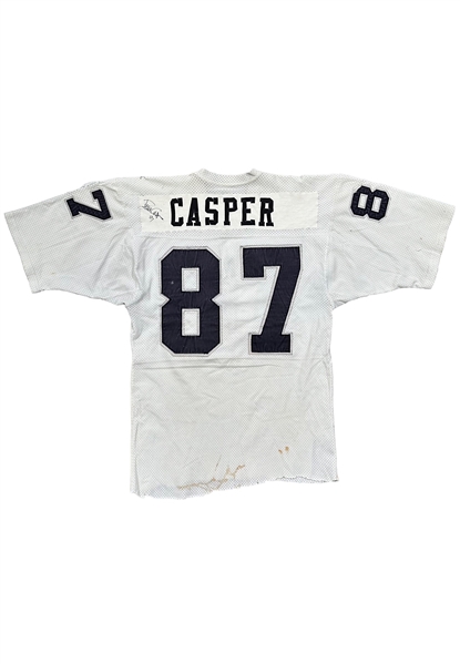 Mid 1970s Dave Casper Oakland Raiders Game-Used & Autographed Jersey (Pounded)