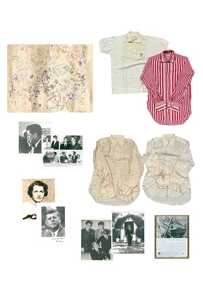 John F. Kennedy and Kennedy Family Collection - Shirts, Photos, and Doodle (12)(Sourced From Kennedy Family Nanny)