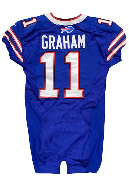 2012 T.J. Graham Rookie Buffalo Bills NFLPA Rookie Premiere Worn Jersey (Photo-Matched)
