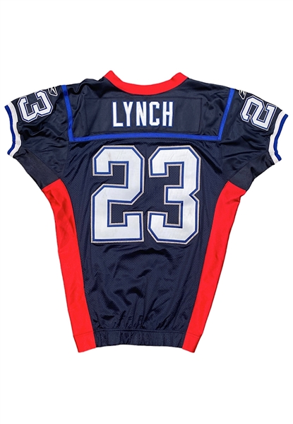 2007 Marshawn Lynch Buffalo Bills Rookie Game-Used Home Jersey