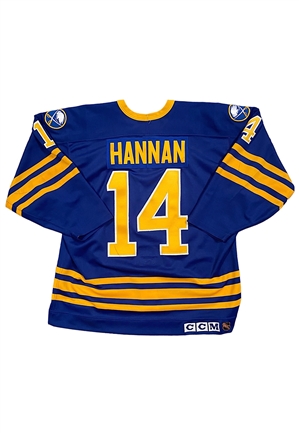 1990s Dave Hannan Buffalo Sabres Game-Used Jersey